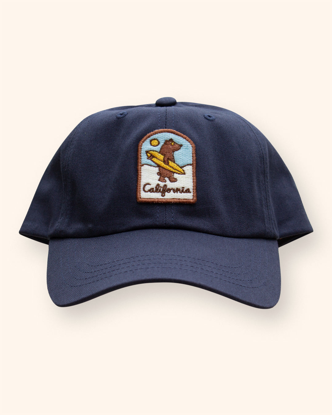 California Surfer Bear Dad Hat