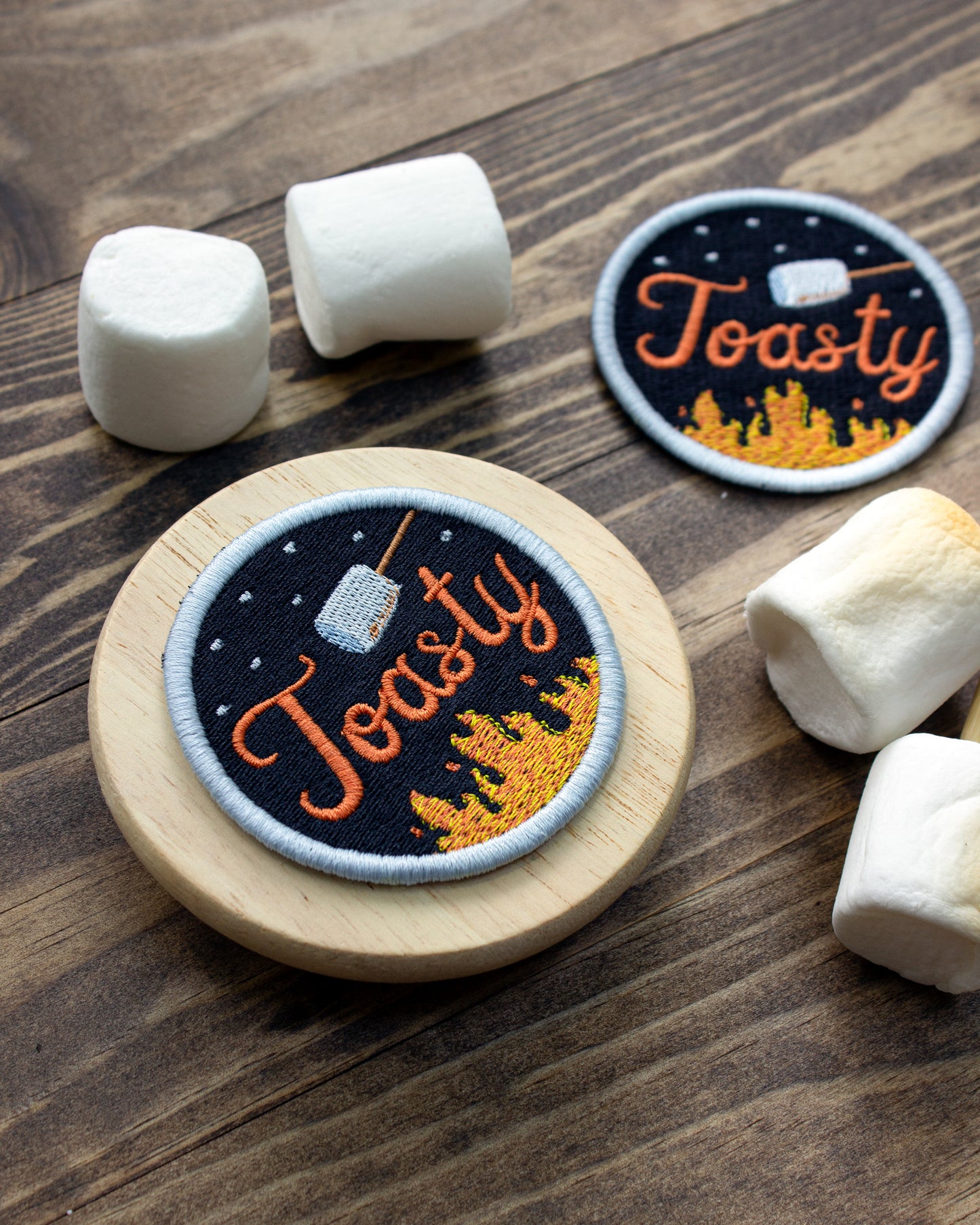 Toasty Campfire Embroidered Patch