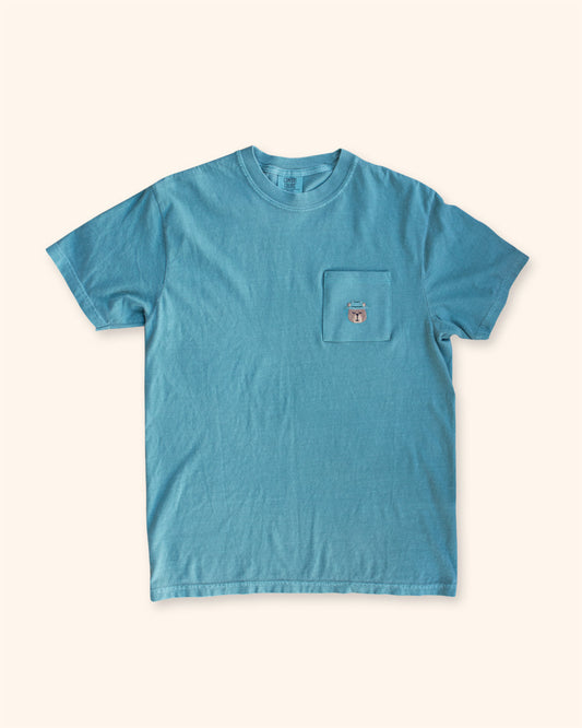 Camping Bear Pocket Tee