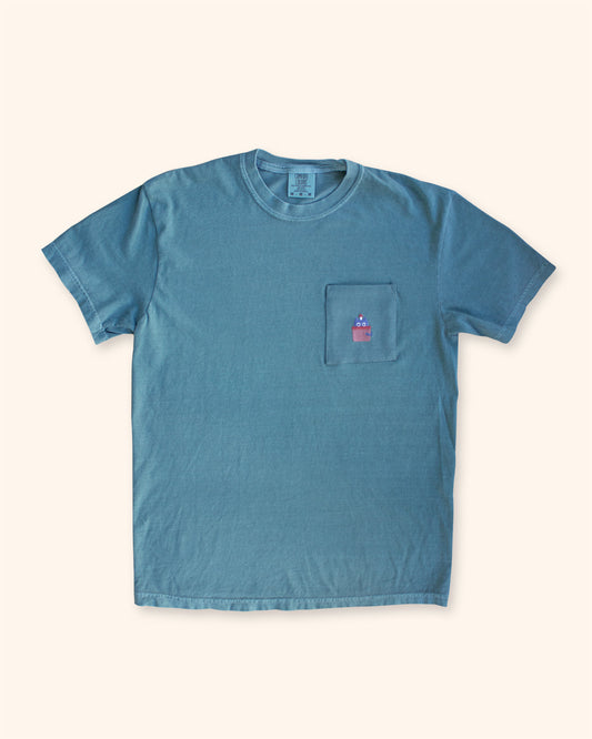 Potted Cat Pocket Tee