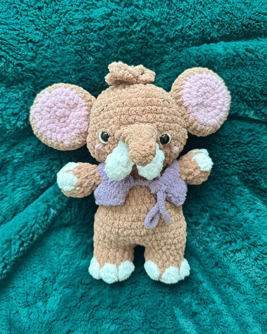 Woolly Mammoth Crochet Plushie