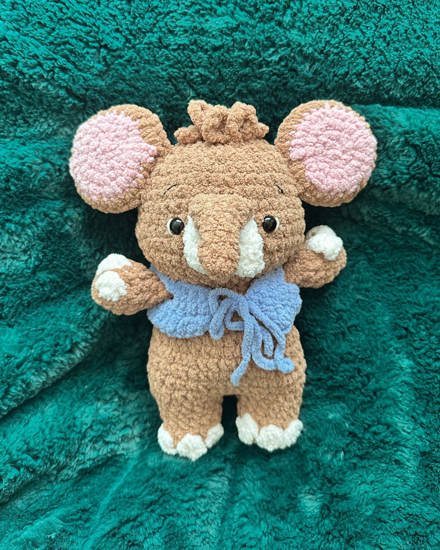 Woolly Mammoth Crochet Plushie