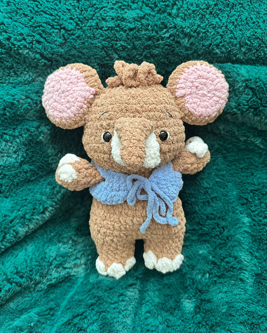 Woolly Mammoth Crochet Plushie