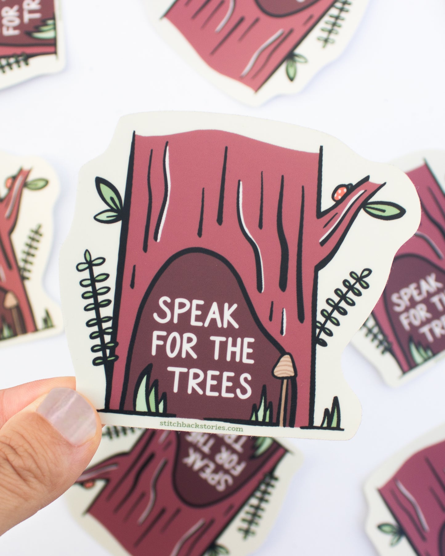 Speak for the Trees Sticker