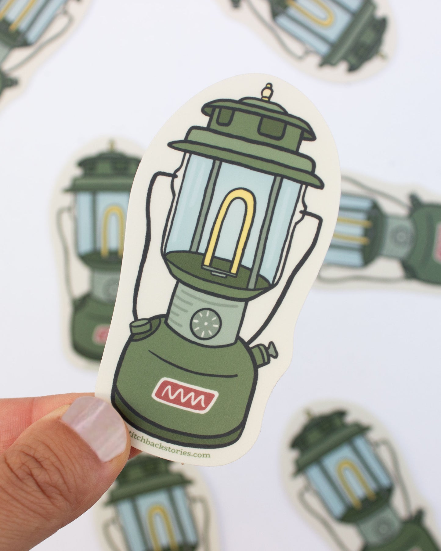 Campsite Lantern Sticker