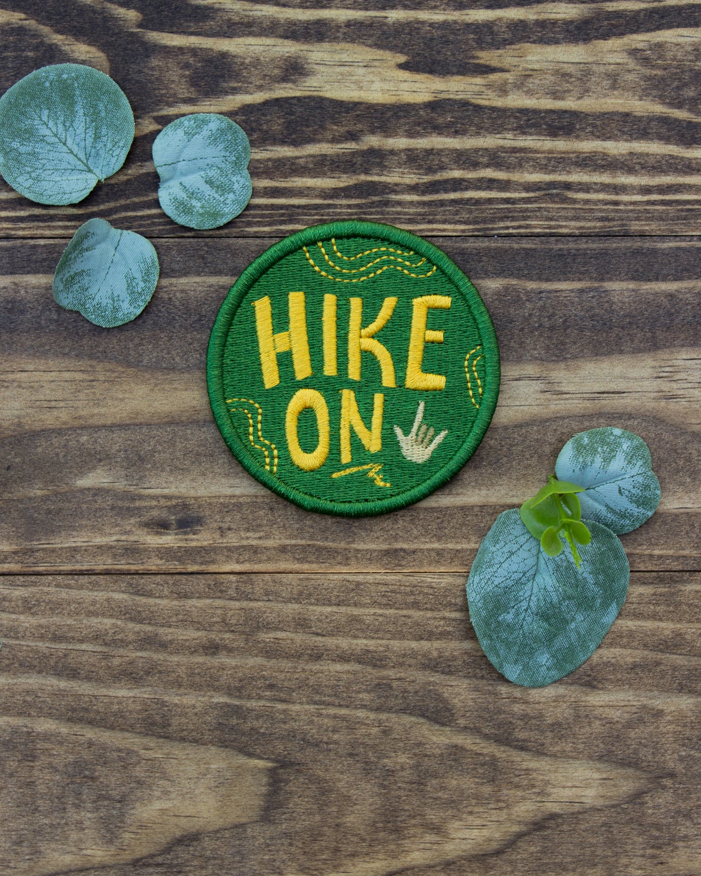 Hike On Embroidered Patch