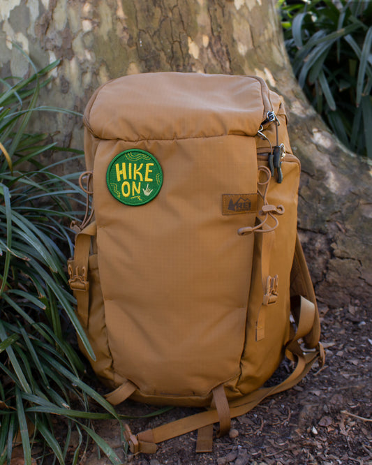 Hike On Embroidered Patch