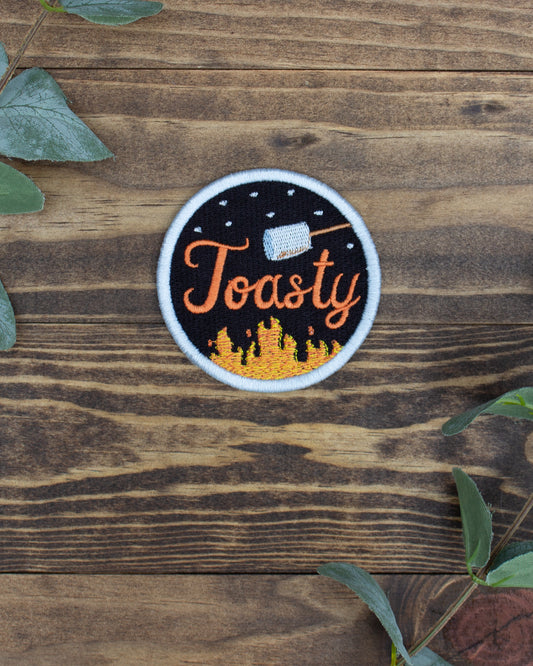Toasty Campfire Embroidered Patch
